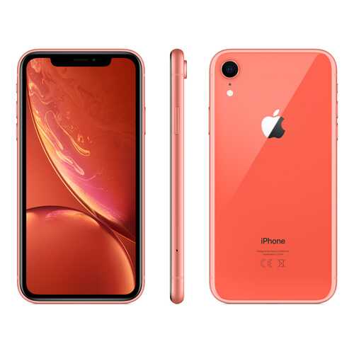 Смартфон Apple iPhone XR 128GB Coral (MRYG2RU/A) в МТС