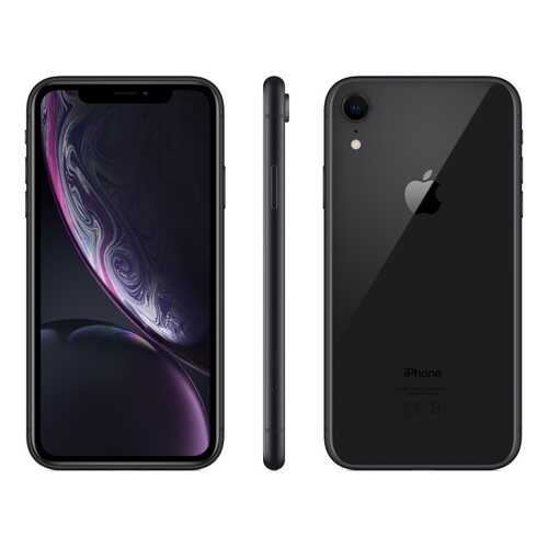 Смартфон Apple iPhone XR 64GB Black (MRY42RU/A) в МТС